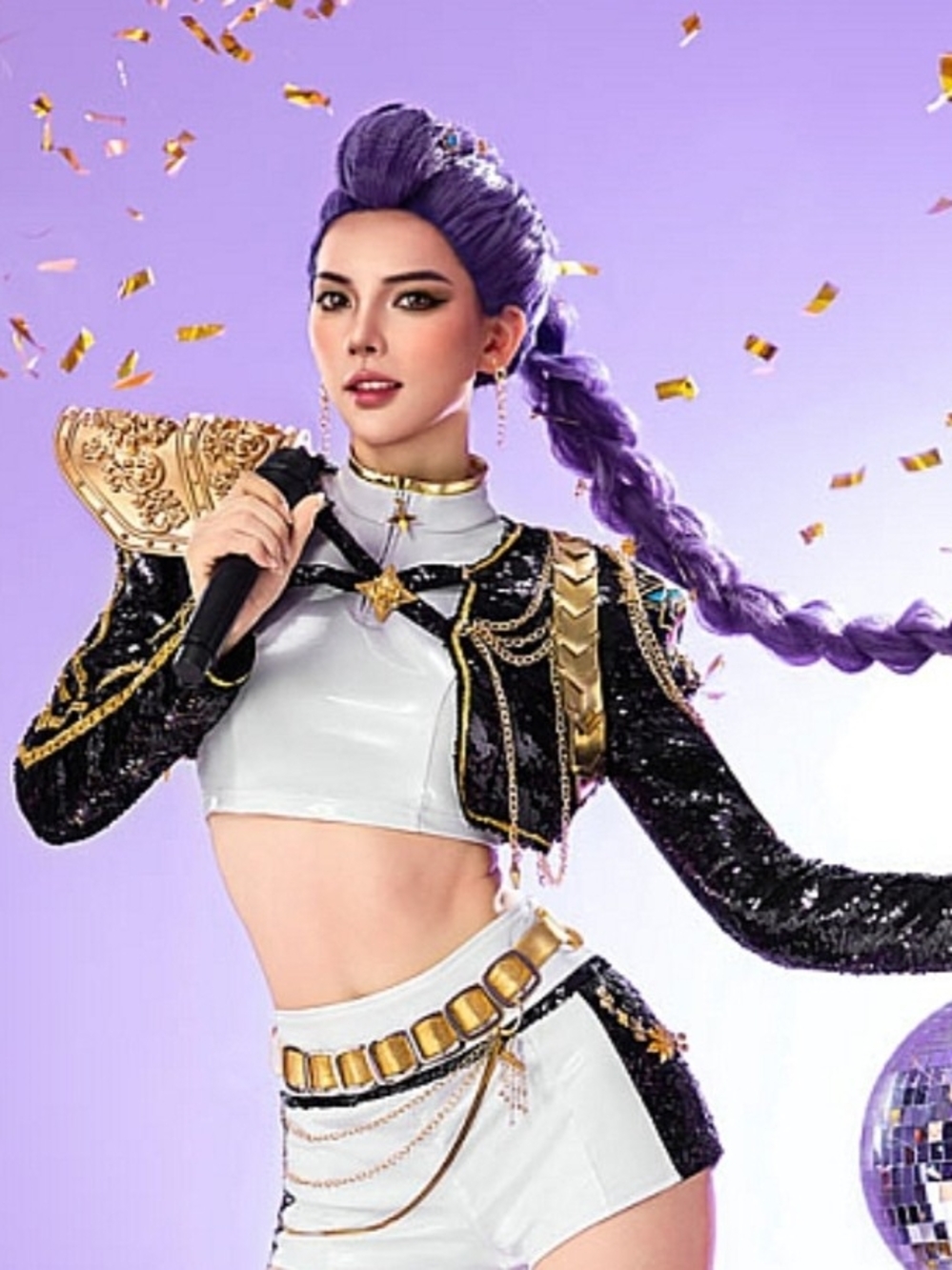 Kpop Demon Hunters Rumi Cosplay Wig